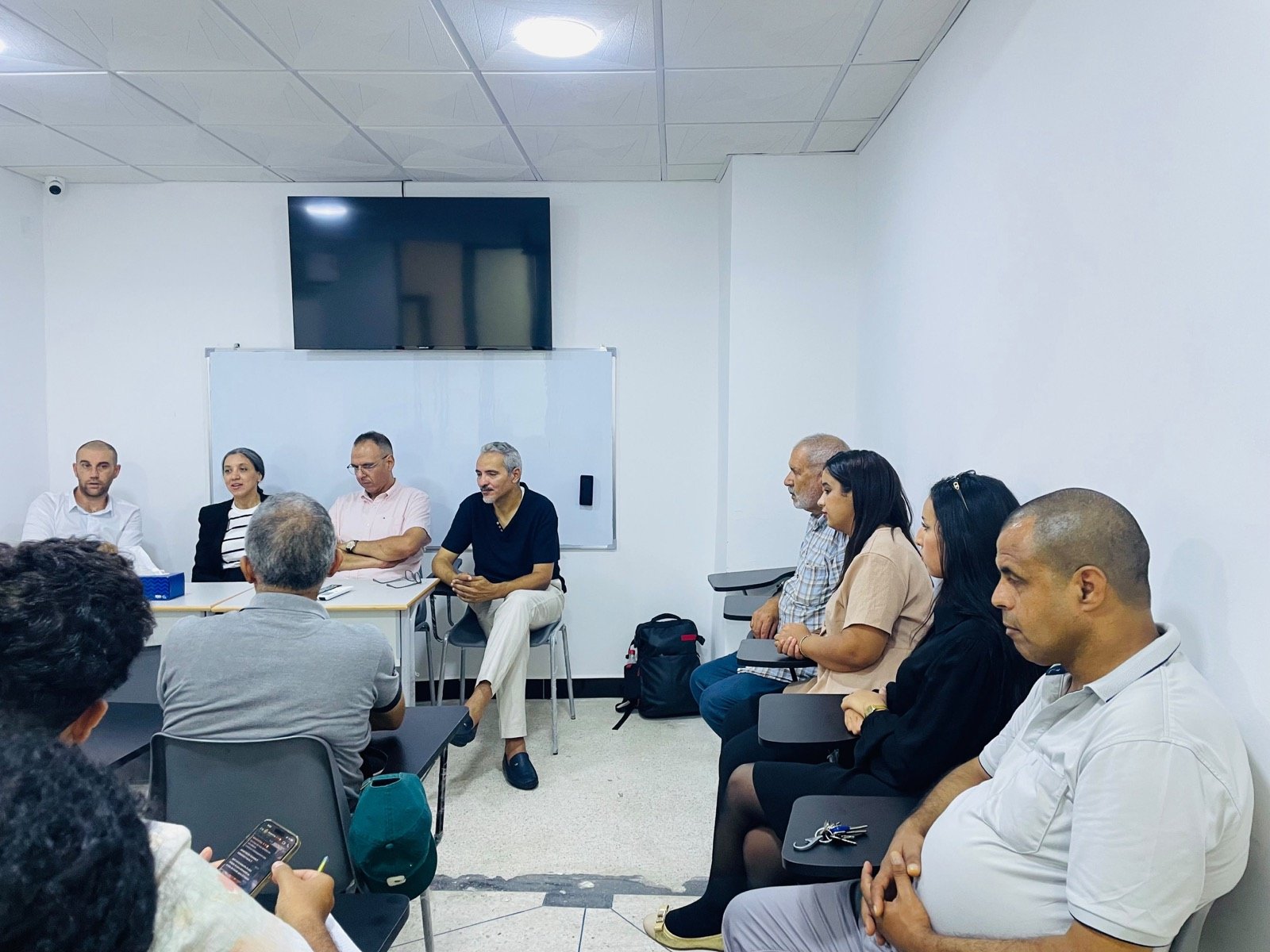 Rencontre pédagogique dans une salle de cours de l’ISEEM à El Jadida